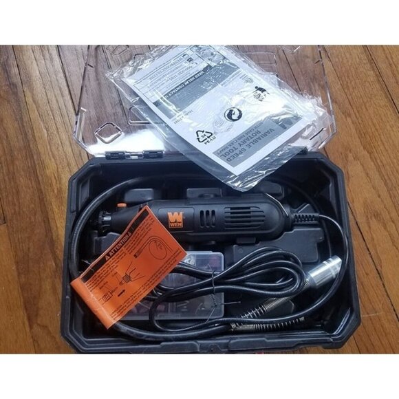 New Variable Speed Rotary Tool, 100+ Accessories, Carrying Case and Flex Shaft - Picture 1 of 2